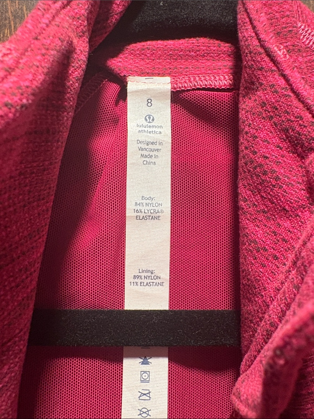 lululemon athletica Heathered Raspberry Full-Zip Utility Jacket - Picture 2 of 3